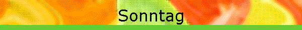 Sonntag